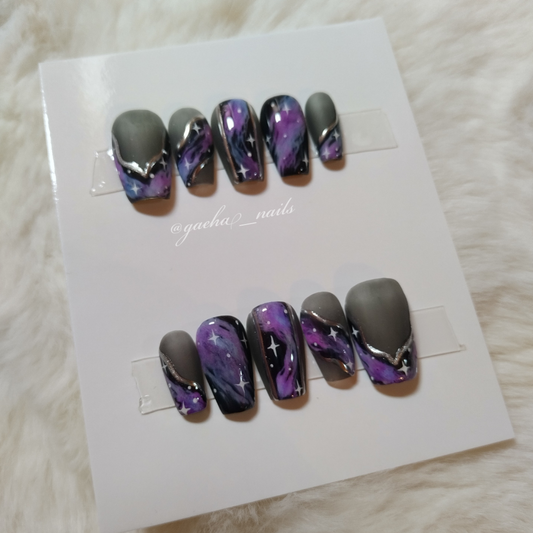 Galactic Dreams 2 Press On Nails - Short - Ballerina